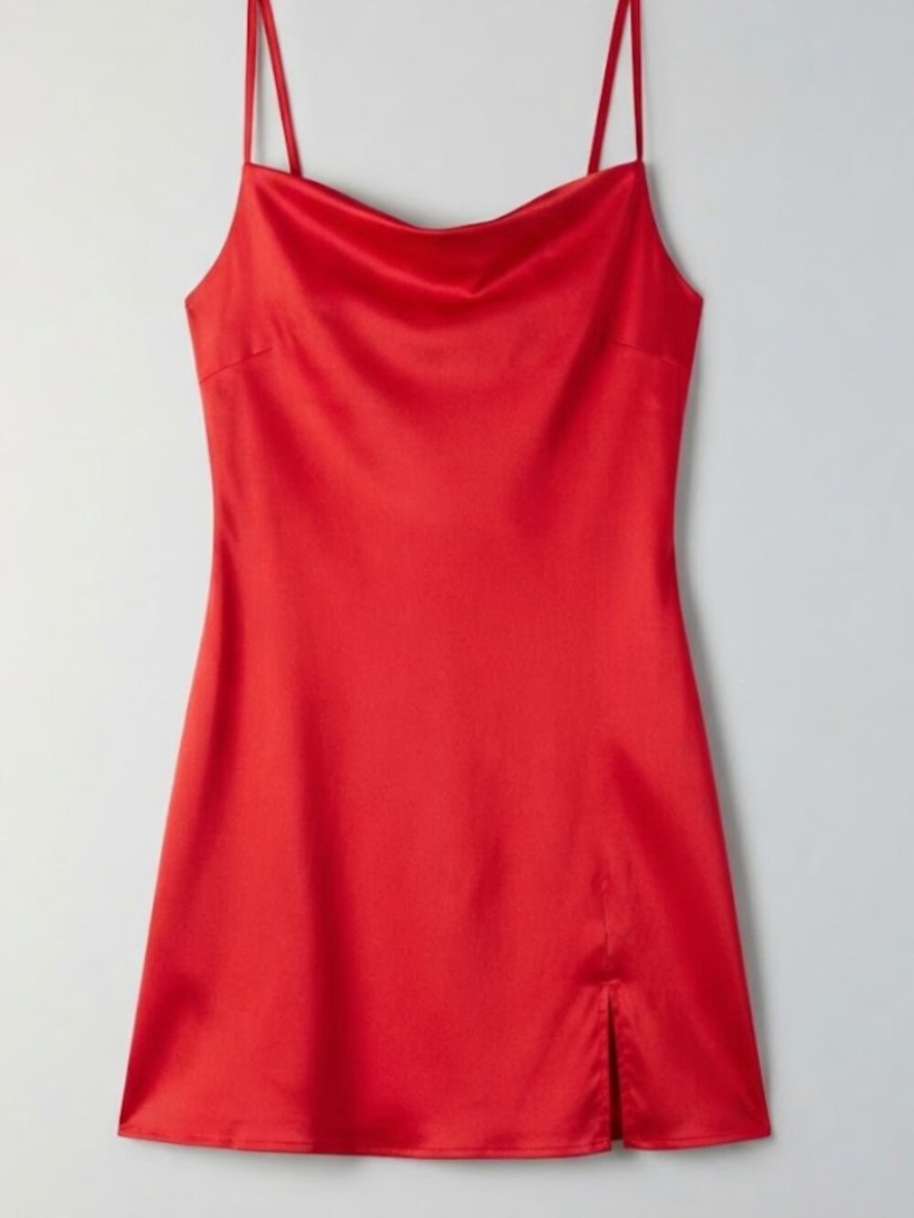 Red Satin Slip Dress Mini Midi M Shein Devil Halloween Costume